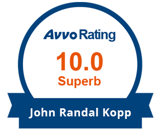 Avvo Rating 10.0, Superb, John Randal Kopp